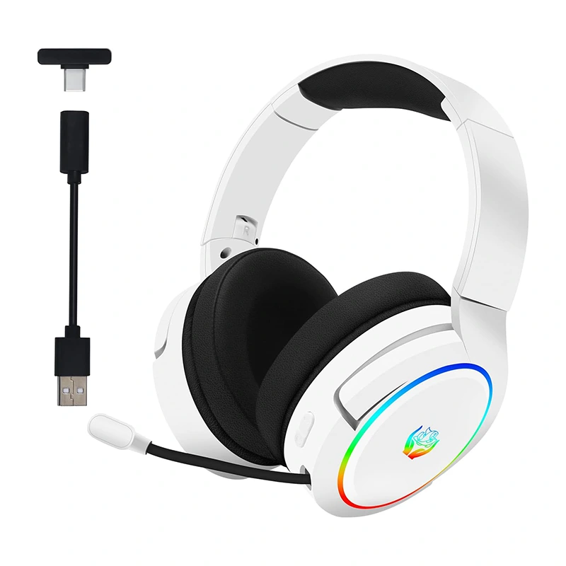 2.4GHz simsiz oʻyin eshitish vositasi Bluetooth 2.4G TYPE-C