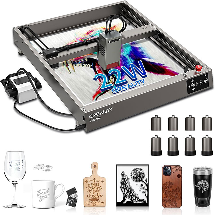 Falcon 22w chiqish lazerli diy lazer pardasi